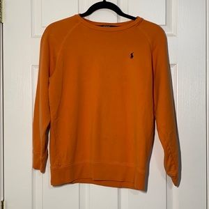 COPY - Boys medium orange Polo sweatshirt.